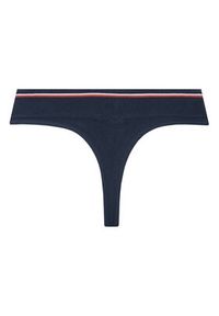 TOMMY HILFIGER - Tommy Hilfiger Stringi UW0UW06063 Granatowy. Kolor: niebieski. Materiał: bawełna #4