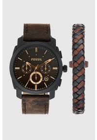 Fossil - Zegarek + bransoletka FS5251SET. Materiał: skóra, materiał #6