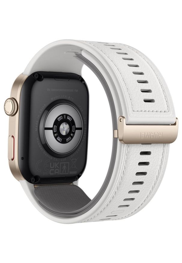 HUAWEI - Huawei Watch D2 Złoty. Rodzaj zegarka: smartwatch. Kolor: złoty. Materiał: skóra. Styl: sportowy, klasyczny, elegancki, casual