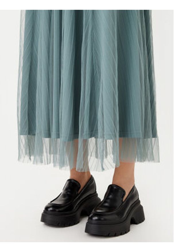 only - ONLY Spódnica midi 15214303 Zielony Regular Fit. Kolor: zielony. Materiał: syntetyk