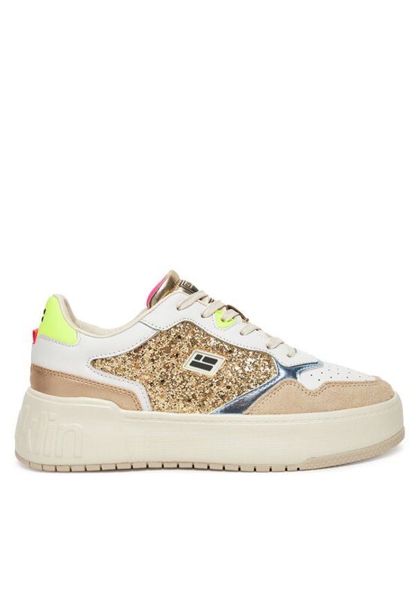 D.Franklin Sneakersy DFSH321096 Złoty. Kolor: złoty. Materiał: skóra