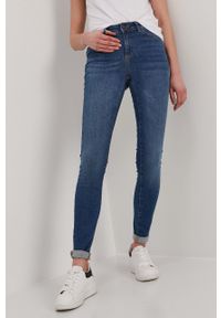Noisy may - Noisy May Jeansy damskie medium waist. Kolor: niebieski #1