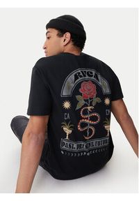 RVCA T-Shirt Roses Poster EVYZT00281 Czarny Regular Fit. Kolor: czarny. Materiał: bawełna #4