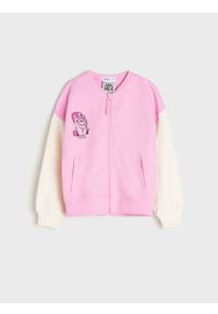 Sinsay - Bluza Minionki - fioletowy. Kolor: fioletowy. Materiał: dzianina, bawełna. Wzór: motyw z bajki #1