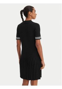 Morgan Sukienka dzianinowa 261-RMCAMI Czarny Slim Fit. Kolor: czarny. Materiał: syntetyk #4