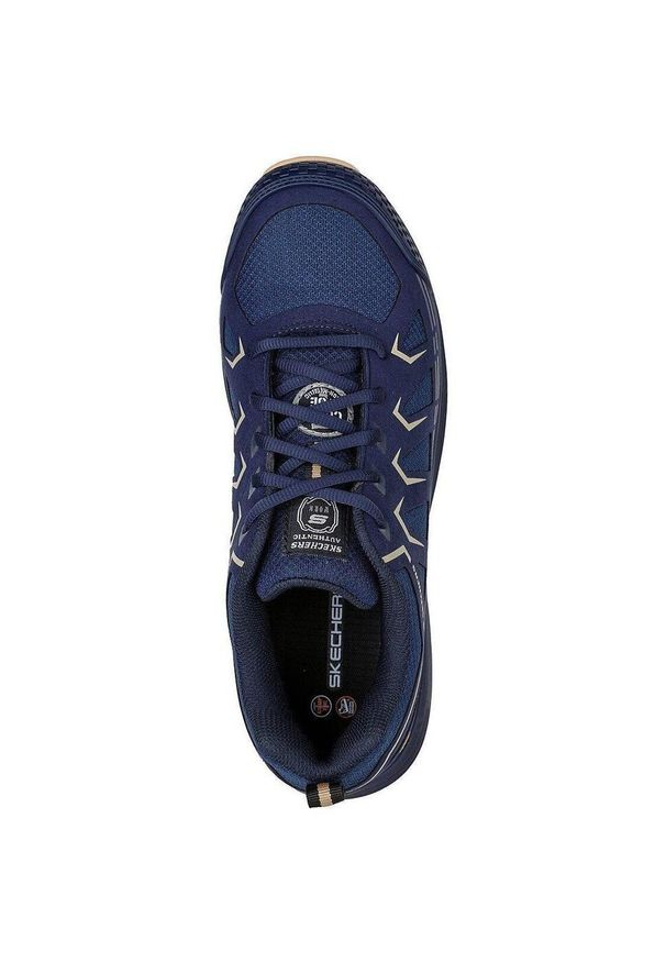 skechers - Adidasy Skechers Malad, Mężczyźni. Kolor: niebieski. Materiał: materiał, syntetyk