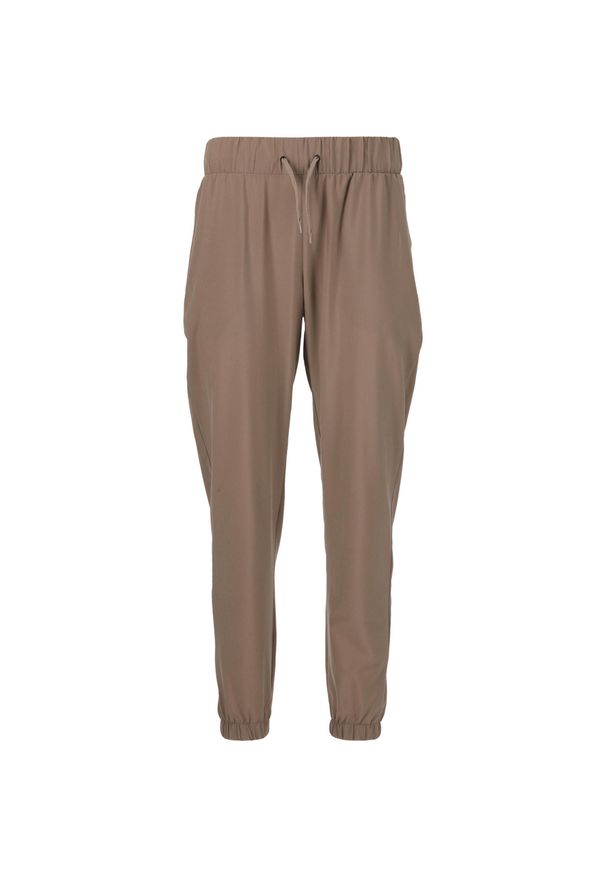 Damskie legginsy Athlecia Austberg. Kolor: beżowy, wielokolorowy, brązowy. Materiał: dresówka, materiał. Sport: fitness
