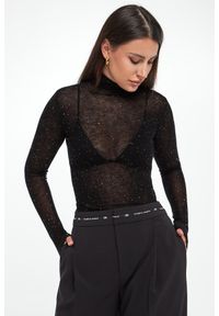 Pinko - Golf damski wełniany Moss PINKO. Typ kołnierza: golf. Materiał: wełna #1