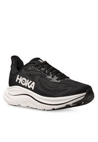 HOKA - Hoka Buty do biegania Clifton 10 Wide 1162050 Czarny. Kolor: czarny. Materiał: materiał #4