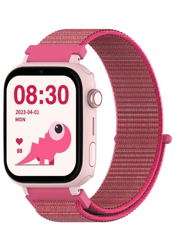 dcu tecnologic - Smartwatch DCU KIDS PRO Czarny Różowy. Rodzaj zegarka: smartwatch. Kolor: czarny, różowy, wielokolorowy