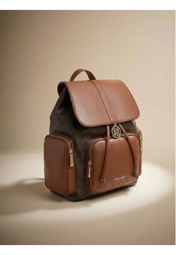 Nine West Plecak CEO-NEVADA-LDA8272 Brązowy. Kolor: brązowy. Materiał: materiał