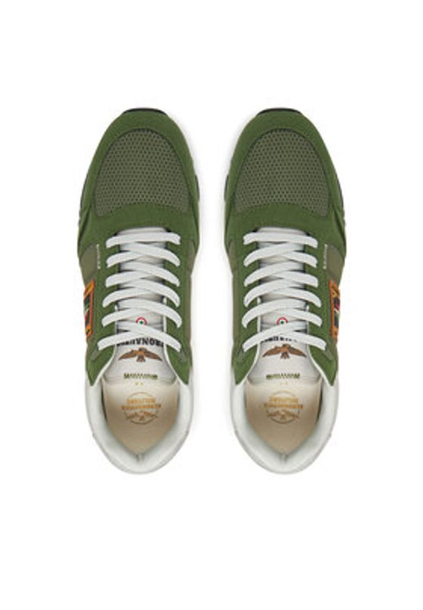 Aeronautica Militare Sneakersy 251SC292CT3331 Zielony. Kolor: zielony. Materiał: materiał