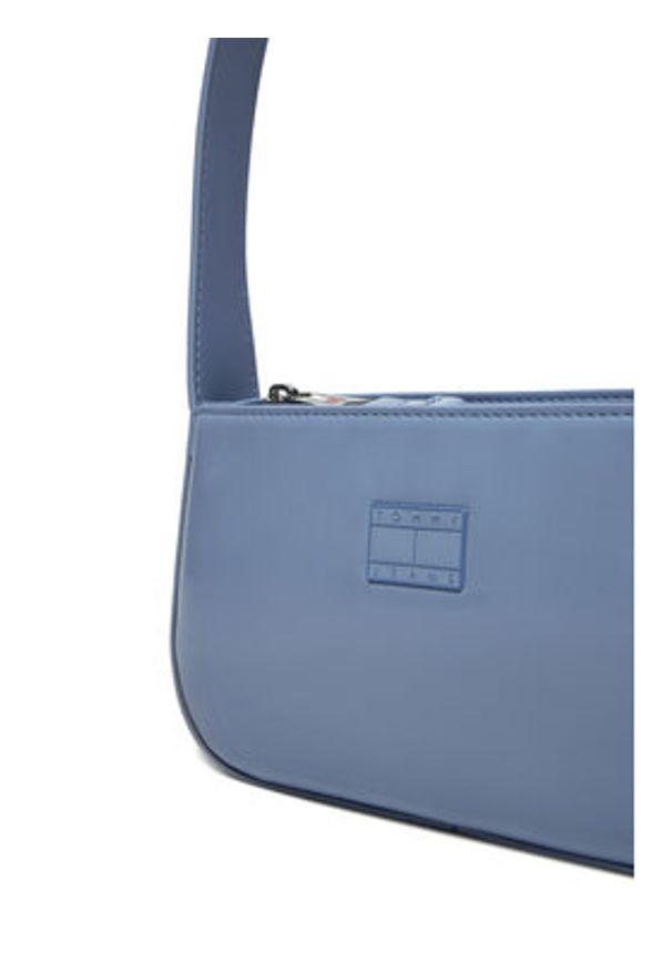 Tommy Jeans Torebka AW0AW16967 Niebieski. Kolor: niebieski. Materiał: skórzane