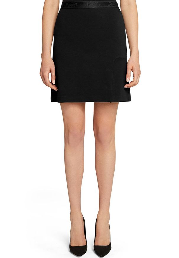 Wolford Spódnica Baily kolor czarny mini prosta. Okazja: na co dzień. Stan: podwyższony. Kolor: czarny. Materiał: tkanina. Wzór: gładki. Styl: casual