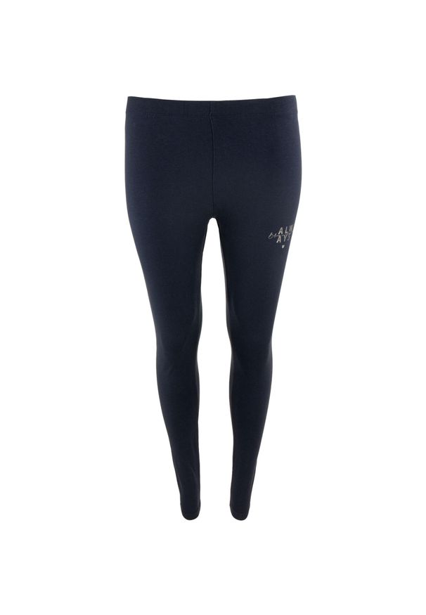 ELEVN - Legginsy damskie Athl.dpt Paula – czarne, wysoki stan. Stan: podwyższony. Kolor: czarny. Materiał: bawełna, materiał. Sport: fitness