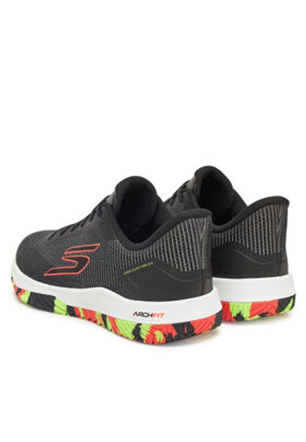 skechers - Skechers Buty do tenisa Skechers Viper Court Pro 2.0- 246109/BKMT Czarny. Kolor: czarny. Materiał: materiał. Sport: tenis