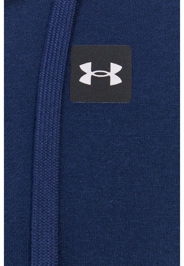 Under Armour - Bluza 1357111. Okazja: na co dzień. Typ kołnierza: kaptur. Kolor: niebieski. Materiał: dzianina. Wzór: gładki. Styl: casual