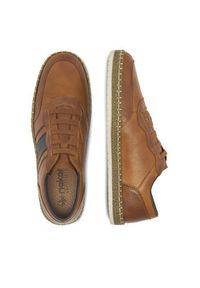 Rieker Półbuty B5257-25 Brązowy. Kolor: brązowy. Materiał: skóra #5