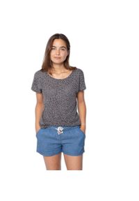 Koszulka damska Protest Prtmegan. Kolor: czarny. Wzór: motyw zwierzęcy, nadruk. Sezon: lato #1