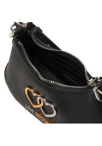 Love Moschino - LOVE MOSCHINO Torebka JC4075PP1LL1000A Czarny. Kolor: czarny. Materiał: skórzane
