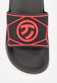 Born2be - Czarne Klapki Basenowe z Piankowego Materiału Throneosis. Okazja: do domu, na co dzień. Kolor: czarny. Materiał: materiał. Sezon: lato. Styl: sportowy, wakacyjny, casual #6