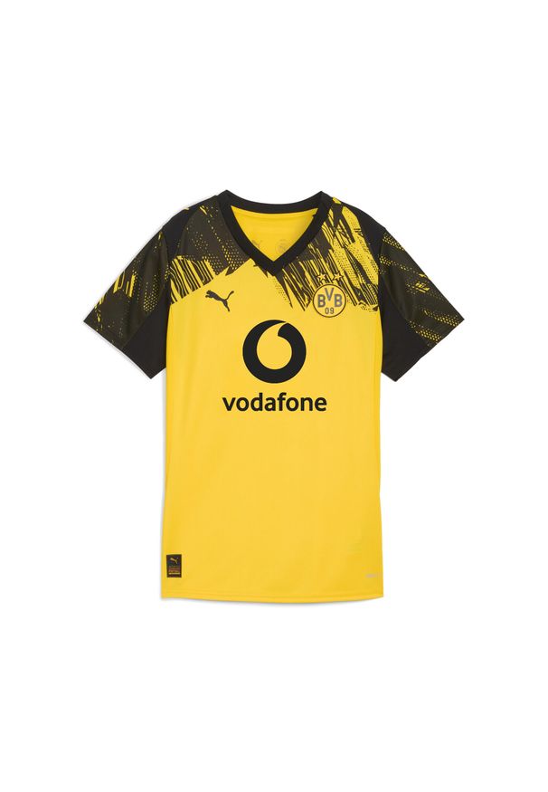 Puma - Damska koszulka domowa Borussia Dortmund 25/26 PUMA. Kolor: czarny, żółty, wielokolorowy. Sport: piłka nożna