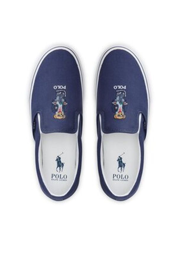 Polo Ralph Lauren Tenisówki 816913484001 Granatowy. Kolor: niebieski. Materiał: materiał