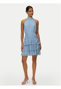 Vero Moda Sukienka koktajlowa Serena 10348178 Niebieski jasny Regular Fit. Kolor: niebieski. Materiał: syntetyk. Styl: wizytowy #5