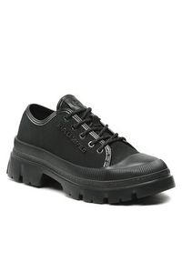 Karl Lagerfeld - KARL LAGERFELD Półbuty KL25211 Czarny. Kolor: czarny. Materiał: materiał