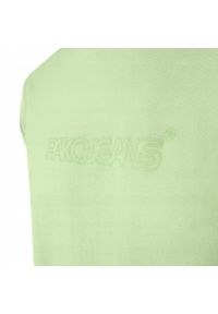 Bawełniana, Męska Koszulka (T-Shirt) - Pako Jeans - Pastelowa Zieleń. Okazja: na co dzień. Materiał: poliester, bawełna. Wzór: nadruk. Styl: casual #6