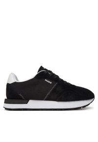 Hugo - HUGO Sneakersy Kiria Runn hsdme 50541592 Czarny. Kolor: czarny. Materiał: skóra, zamsz