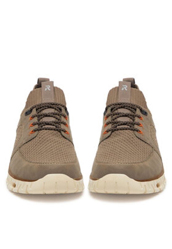 Rieker Sneakersy 04351-64 Szary. Kolor: szary. Materiał: materiał