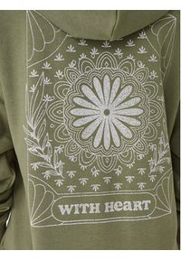 Roxy Bluza Surf Stoked Terry Vint ERJFT05062 Khaki Relaxed Fit. Kolor: brązowy. Materiał: syntetyk #4