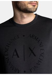 Bluza męska czarna Armani Exchange 8NZM87 Z9N1Z 1200. Kolor: czarny. Styl: sportowy