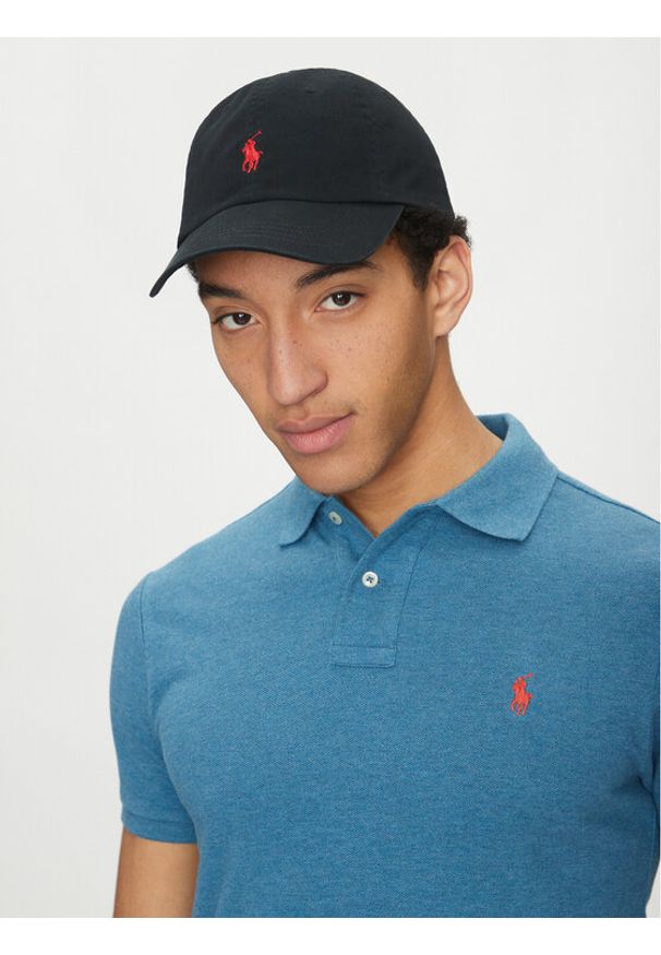 Polo Ralph Lauren Czapka z daszkiem Chino Ball Cap 710548524012 Czarny. Kolor: czarny. Materiał: bawełna, materiał