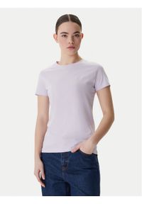 BOSS T-Shirt C_Esogo_1 50506973 Fioletowy Slim Fit. Kolor: fioletowy. Materiał: bawełna #1