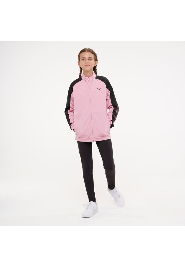 Dres dziecięcy Puma. Okazja: na co dzień. Kolor: wielokolorowy, różowy, czarny. Materiał: dresówka. Styl: sportowy, elegancki, casual