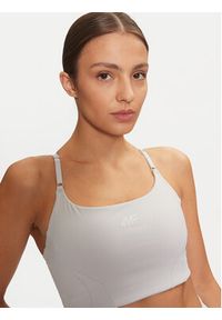 4f - 4F Biustonosz sportowy 4FWAW24USBAF143 Szary. Kolor: szary. Materiał: syntetyk #3