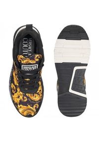 Versace Jeans Couture Sneakersy 80YA3SA1 Czarny. Kolor: czarny. Materiał: materiał #5