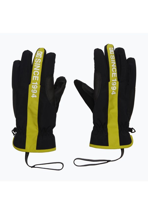 DC Shoes - Rękawice snowboardowe męskie DC Salute. Kolor: czarny. Sezon: zima. Sport: snowboard
