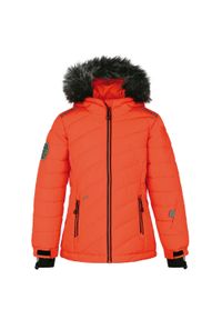 ZEAGLE - Kurtka narciarska dziecięca LOAP Fulsaca pomarańczowa 112-116, wodoodporna. Kolor: pomarańczowy. Sport: narciarstwo #1