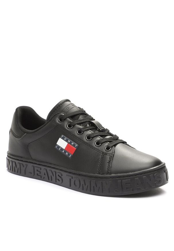 Sneakersy Tommy Jeans. Kolor: czarny