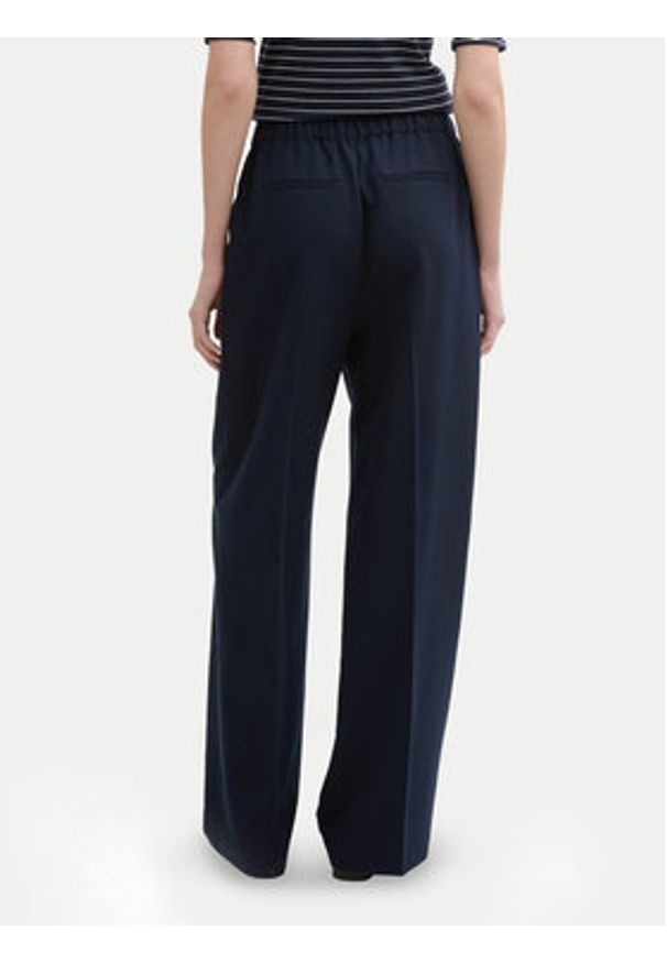 Tom Tailor Denim Spodnie materiałowe 1045693 Granatowy Regular Fit. Kolor: niebieski. Materiał: syntetyk