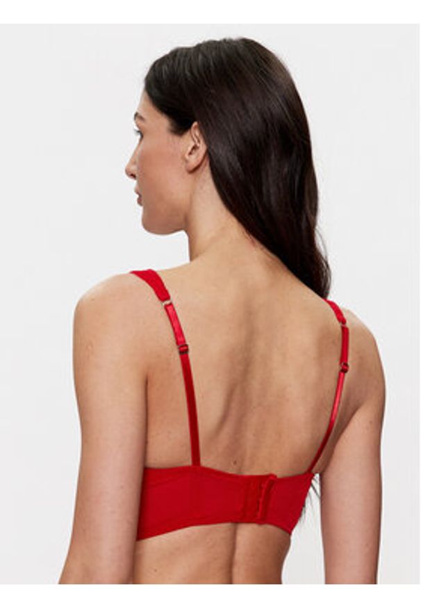 Hunkemöller Biustonosz z fiszbiną Elissa 201059 Czerwony. Kolor: czerwony. Materiał: syntetyk