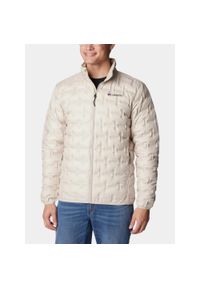 columbia - Kurtka Puchowa Męska Columbia Delta Ridge II. Kolor: beżowy. Materiał: puch. Technologia: Omni-Heat (Columbia). Sezon: jesień. Sport: turystyka piesza #1