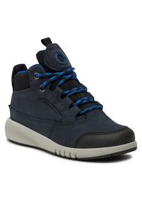 Geox Sneakersy J Aeranter B.Abx A J04CYA 0CL11 C4226 S Granatowy. Kolor: niebieski. Materiał: nubuk, skóra #5
