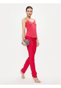 Morgan Spodnie materiałowe 241-PBERY.F Czerwony Slim Fit. Kolor: czerwony. Materiał: syntetyk #3