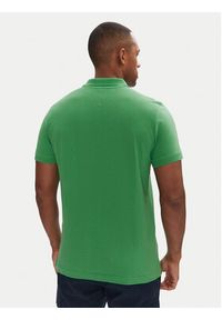 Tommy Jeans Polo DM0DM20676 Zielony Slim Fit. Typ kołnierza: polo. Kolor: zielony. Materiał: bawełna