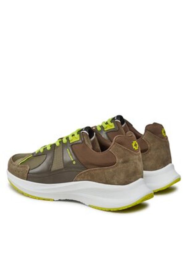 Strellson Sneakersy Greenwich 4010003278 Khaki. Kolor: brązowy. Materiał: materiał