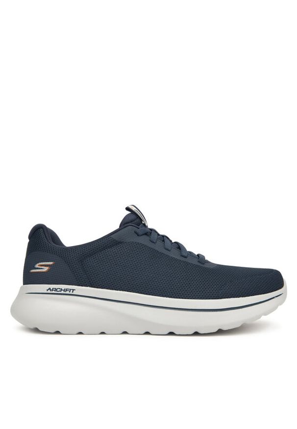 skechers - Skechers Sneakersy Go Walk Arch Fit N-Joy 217078 NVY Granatowy. Kolor: niebieski. Materiał: materiał